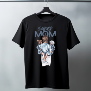 Male Standard Crew T-Shirt in black– Comfort Fit for Men