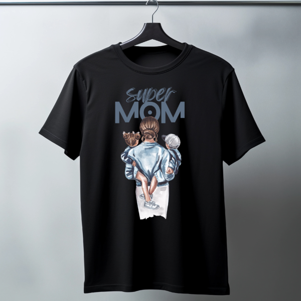 Male Standard Crew T-Shirt in black– Comfort Fit for Men